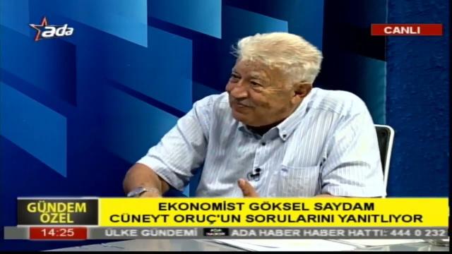 Embedded thumbnail for Ekonomist Göksel R. Saydam Cüneyt Oruç&#039;un Sorularını yanıtlıyor